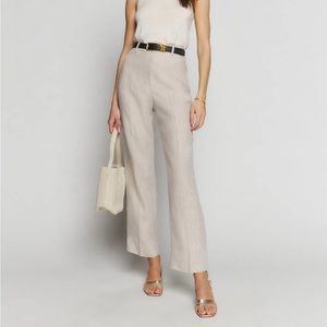 Reformation Freddie Linen Pants